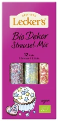 Lecker's BIO dekorační cukrové sypání mix 12 × 10 g