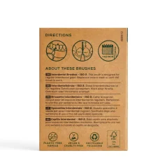 Georganics medzizubné kefky z bukového dreva 6 kusov ISO 2 (0.5mm)