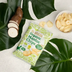 El Origen BIO maniokové chipsy kysaná smetana & cibule 60g