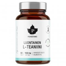 Puhdistamo L-Theanine Natural (Luontainen L-Teaniini) 60 kapsúl