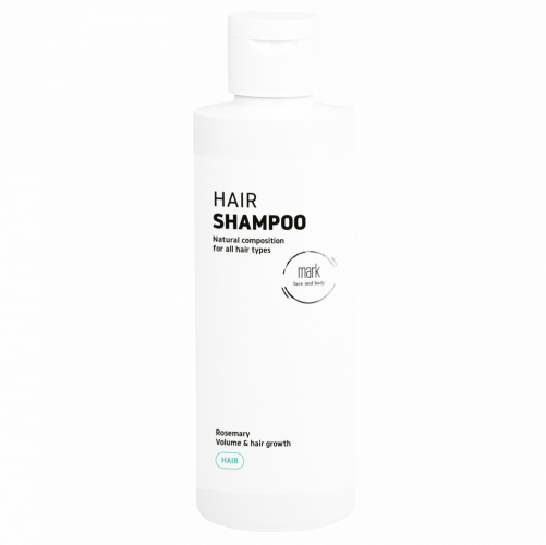 Mark Hair shampoo Rosemary & Coffein  šampón pre objem a rast vlasov 200 ml
