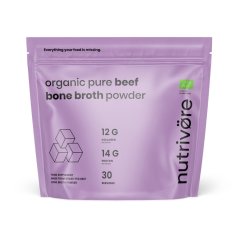 Nutrivore Bio sušený hovädzí vývar z europskych zdrojov v prášku 450 g