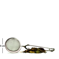 Alveus čajový filtr nerezové sítko kulaté 5 cm průměr, kleště