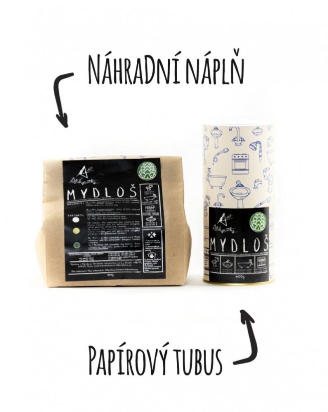 Alchymistky Mydloš univerzální čistící prostředek náhradní náplň borovice