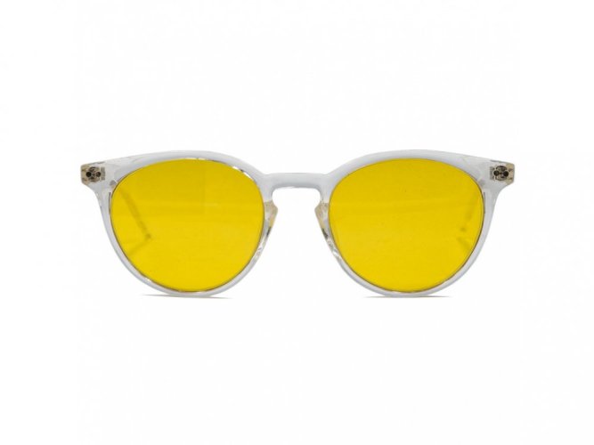 Stylové žluté brýle proti modrému a zelenému světlu sleep-2R