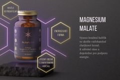 Naturlabs Energy hořčík malát + bioaktivní vitamín B6, kapsle 90 kapslí