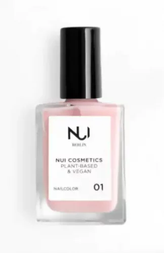Nui cosmetics přírodní lak na nehty 01 Rosé 14 ml