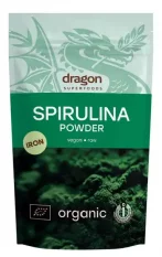 Dragon Superfoods bio spirulina zelená prášok 200 g