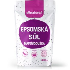 Allnature Epsomská sůl s mateřídouškou 1 kg