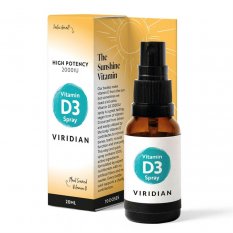 Viridian Vitamín D3 2000 IU sprej 20 ml