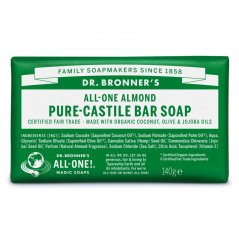 Dr. Bronner's tuhé mýdlo mandle 140 g