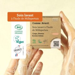 Comme Avant Tuhé mydlo na intímnu hygienu s ľubovníkom 50g