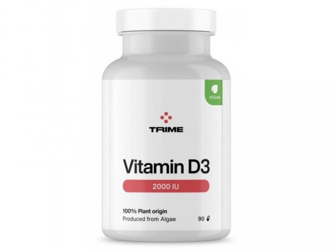 Trime Vitamín D3, cholekalciferol 2000 IU 90 kapsúl