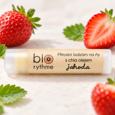 Biorythme balzám na rty s chia olejem Jahoda 4,8 ml