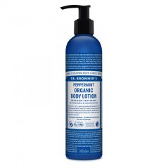 Dr. Bronner's tělové mléko peppermint 240 ml