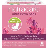 Natracare vložky extra ultra normal s křidélky 12ks
