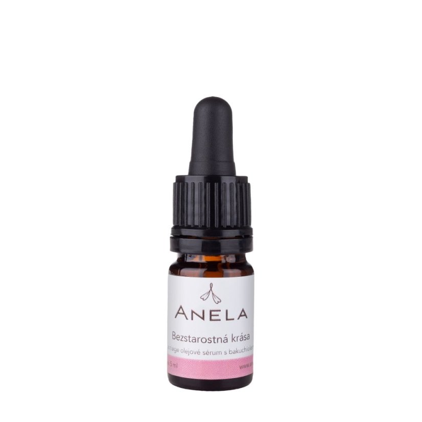 Anela Bezstarostná krása olejové antiage sérum s bakuchiolom pre zrelú pleť - objem: 5 ml