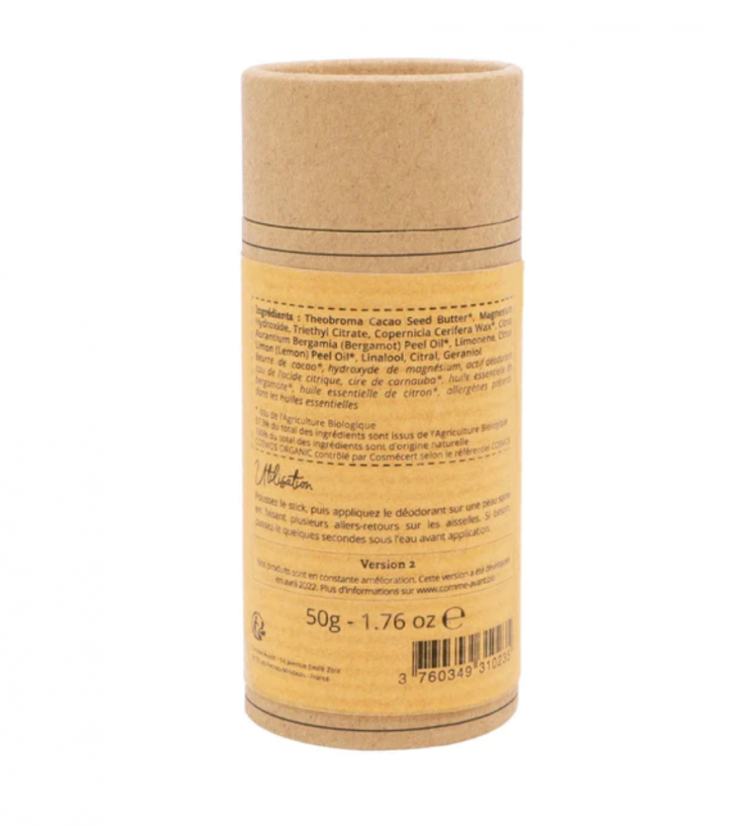 Comme Avant Bio deodorant bezsodý citrón bergamot s hořčíkem 60 g