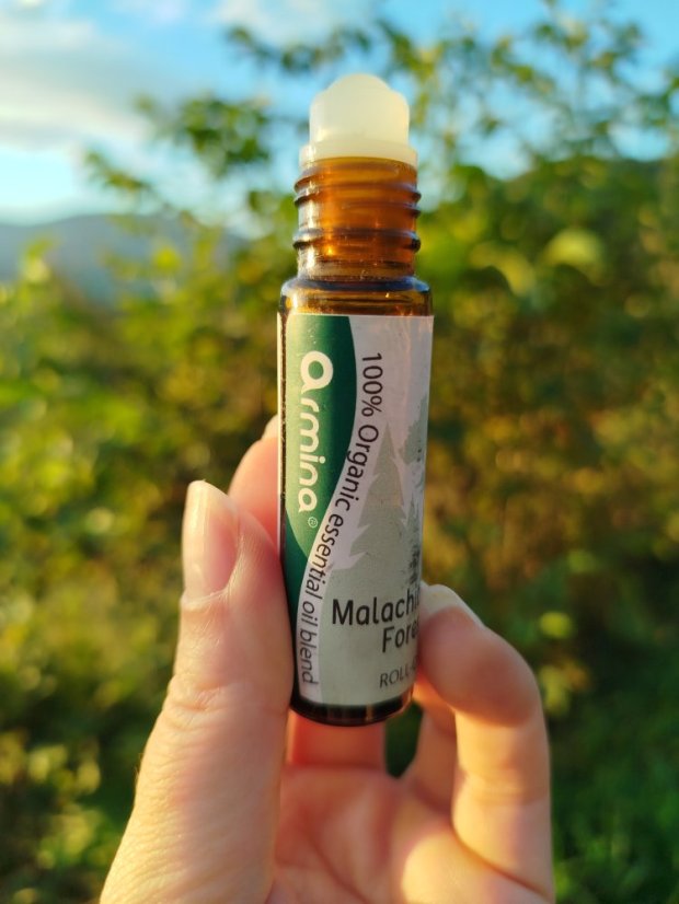ARMINA Malachite forest Organic Roll-On Blend Bio zmes esenciálnych olejov v roll-one 10 ml