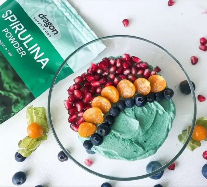 Dragon Superfoods bio spirulina zelená prášek 200 g