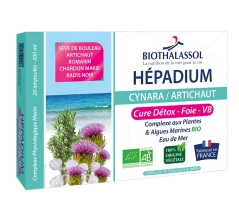 Biothalassol Hepadium Cynara pre podporu pečene 20 ampuliek