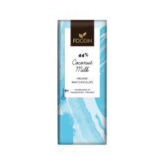 Foodin Raw vegan čokoláda s kokosovým mlékem 44%, bio, bez přidaného cukru 40g