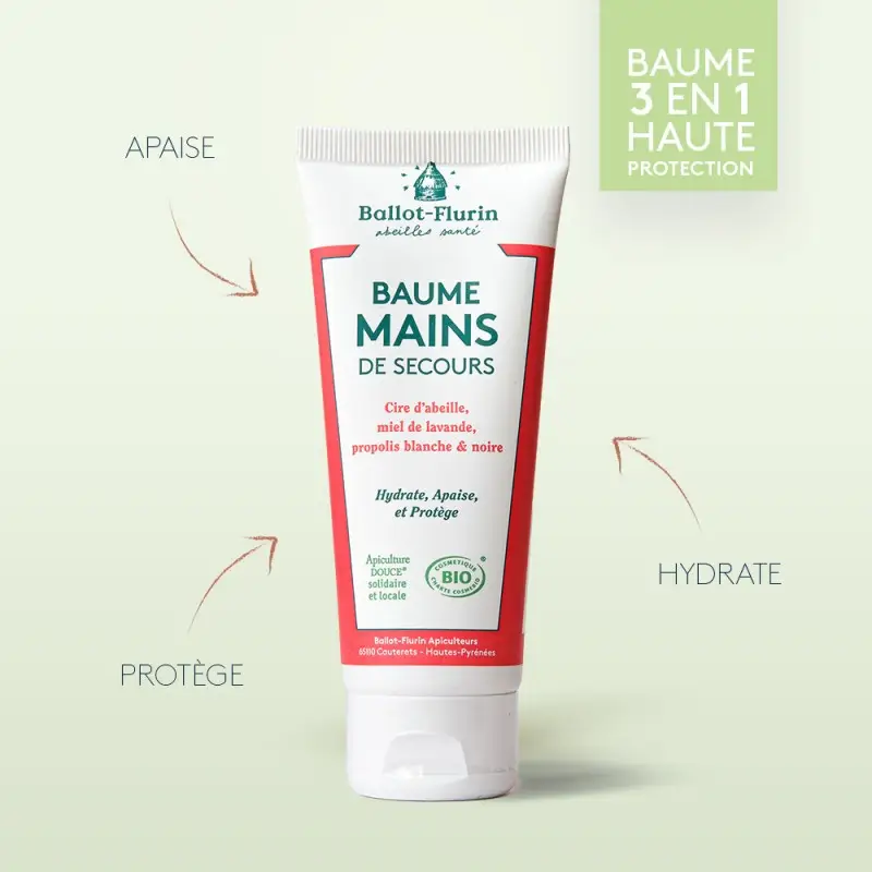 Ballot-Flurin Ochranný balzam na ruky s medom a propolisom 4 v 1 (75 ml)