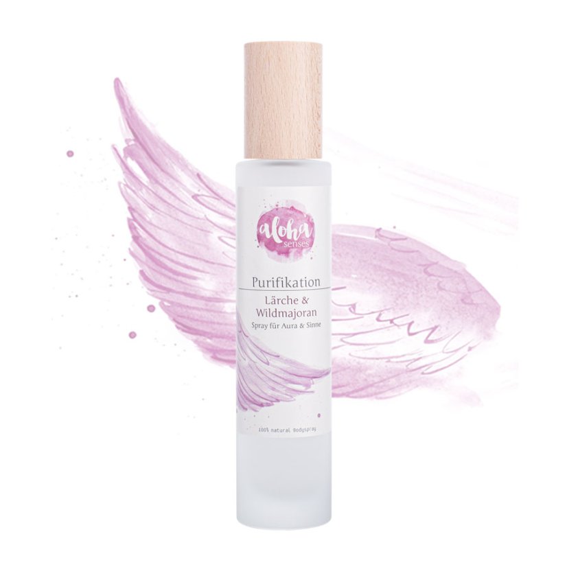 Aloha senses telový sprej Očista, Smrekovec a Divoký majorán - objem: 100 ml