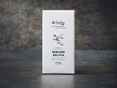 Oialla 72% Bio hořká čokoláda z divokých kakaových bobů 60 g