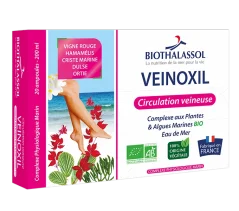 Biothalassol Veinoxil Bio prírodná starostlivosť o žily a mikrocirkuláciu 20 ampuliek