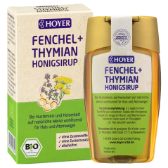 HOYER Sirup fenykl a tymián 250 g min.trv.12/2025