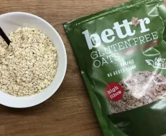 Bett'r bio bezlepkové jemné ovsené vločky 300 g
