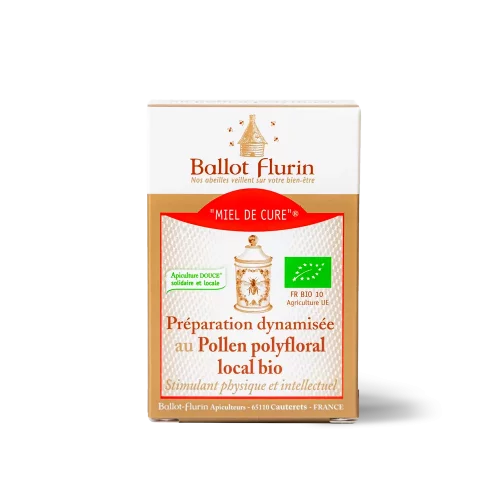 Ballot-Flurin Cure® med s organickým lokálnym polyflorálnym peľom 125 g