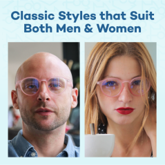 Foxman frames denní brýle proti modrému a zelenému světlu Lennon rám rose