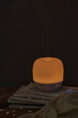 Serene Ultrasonický difuzér Knit White Ceramic Ultrasonic Diffuser