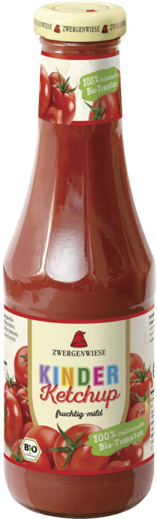 Zwergenwiese Bio dětský kečup slazený jablky 500 ml