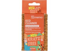 memo  hubky ECO CLEANER z celulózy se skořápkami mandlí a lieskových orechov 2 ks