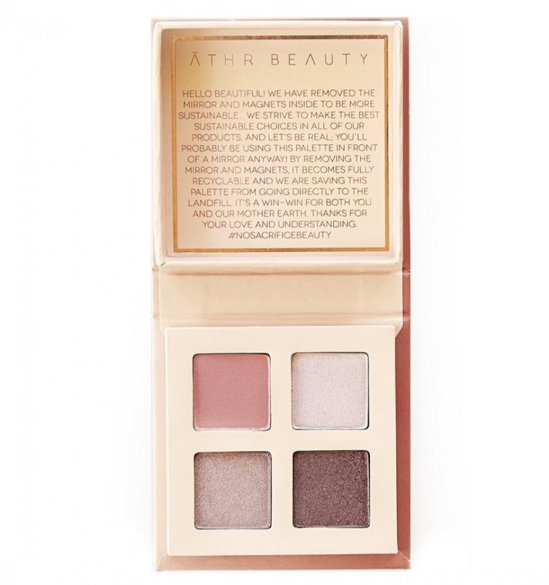 Aether Beauty paletka očních stínů Rose Quartz Crystal Quad