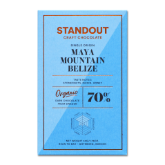 Standout Chocolate Belize Maya Mountain 70 % – BIO horká čokoláda 50 g
