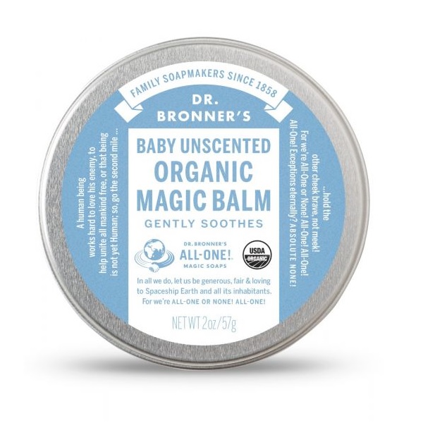 Dr. Bronners univerzálny telový balzam Baby-mild (bez vône) 60 g