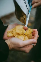 Pufston's chipsy na hovězím loji solené 80g