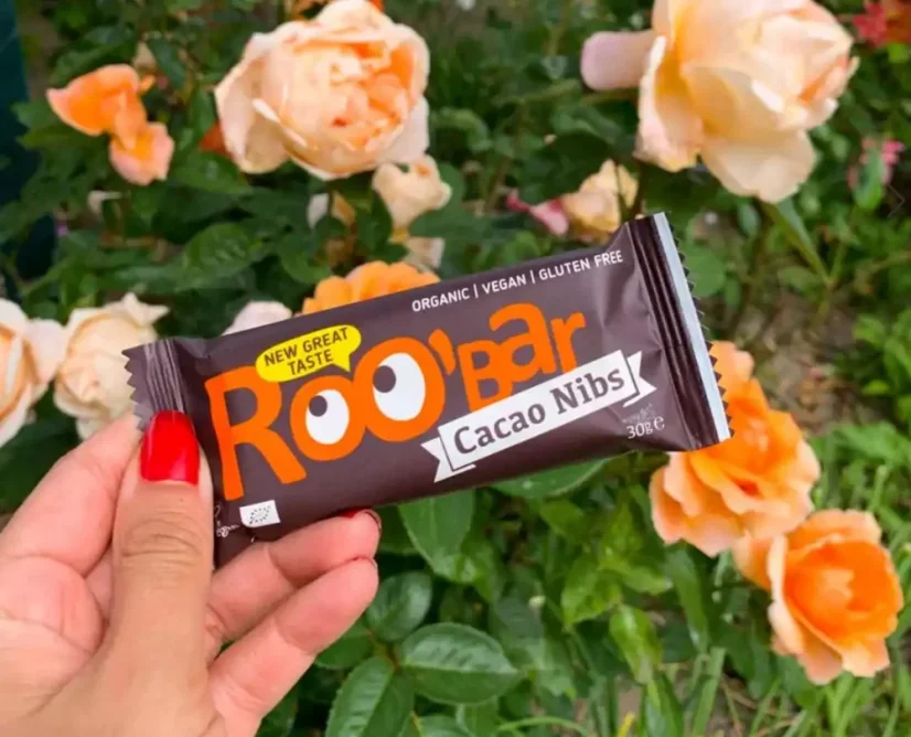 Roo´bar bio tyčinka s kakaovými boby 30 g