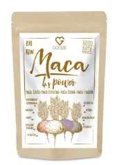 Goodie Bio Maca 4x silnejší Power 4 druhy maca prášok 140 g