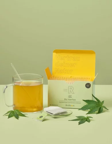 Biobloom Bio Konopný čaj s obsahem kanabinoidů 20 sáčků