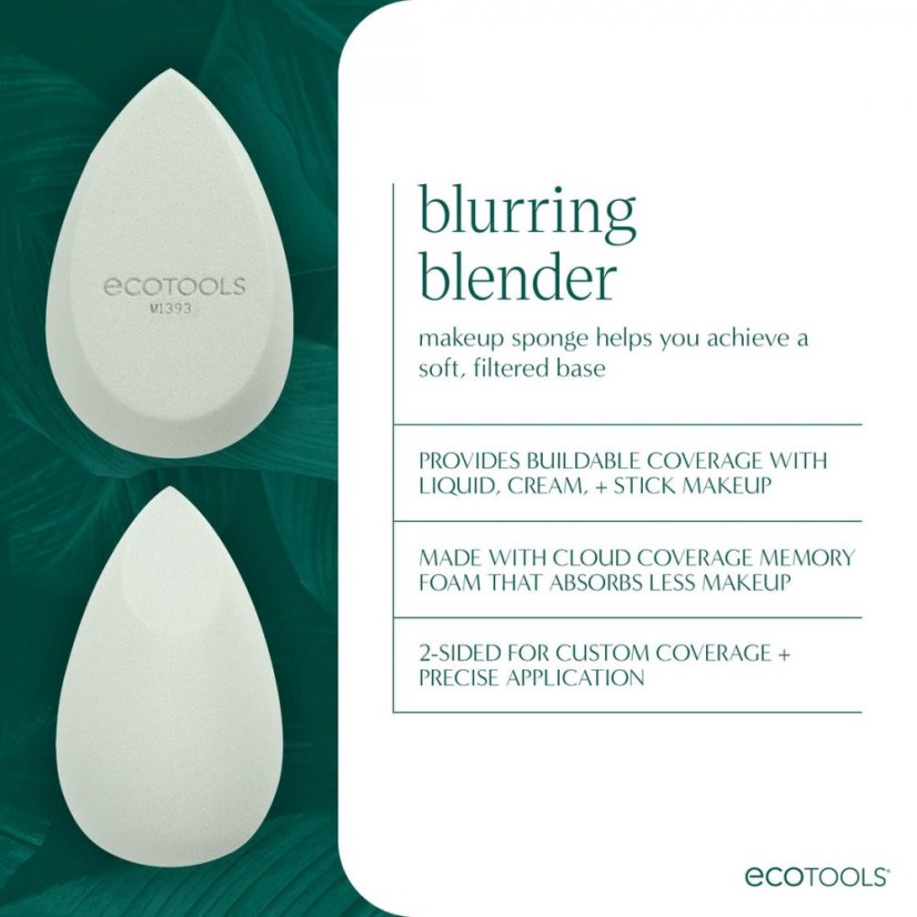 Ecotools Houbička na nanášení make-upu Blurring Blender