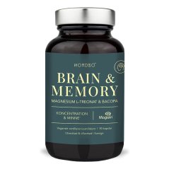 Nordbo Brain & Memory (Magtein® & Bacopa) 90 kapslí