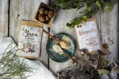 Goodie Bio Maca 4x silnější Power 4 druhy maca prášek 140 g