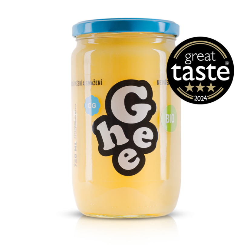 Ghí Bio Ghí přepuštěné máslo - objem: 720 ml