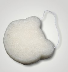 Konjac hubka biela pre deti, medvedík