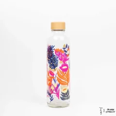 Carry sklenená fľaša na pitie Botanical garden 700 ml
